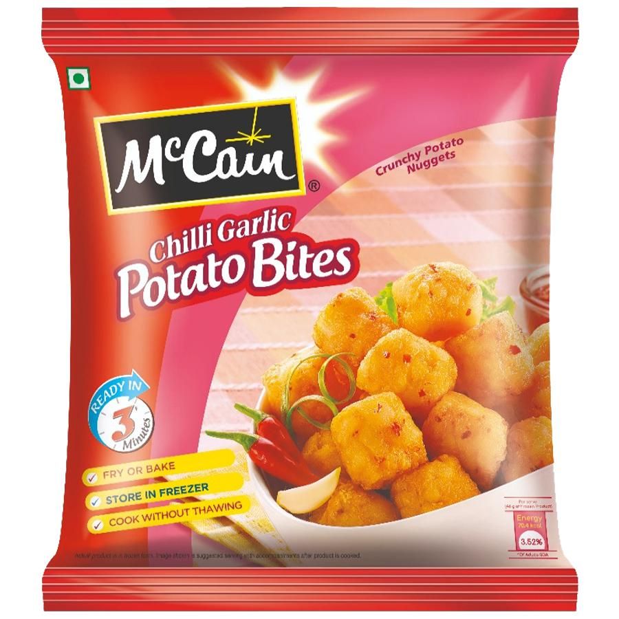 MCCAIN CHILLI GARLIC POTATO BITES 840g              